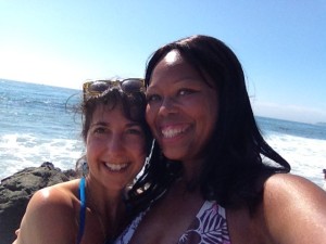 Sanda and I in Laguna Beach, September 2012